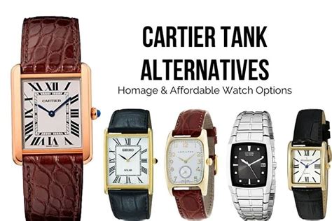 cheap cartier tank alternatives|duplicate cartier tank watch.